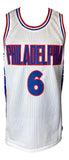 Julius Dr J Erving Philadelphia Signed Alternate White Basketball Jersey JSA