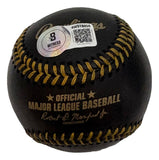 Jung Hoo Lee Giants Signed In Korean Official MLB Black Leather Baseball BAS