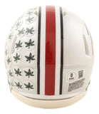Justin Fields Signed Ohio State Mini Speed Helmet BAS
