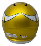Justin Jefferson Signed Minnesota Vikings FS Flash Replica Speed Helmet BAS