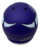 Justin Jefferson Signed Minnesota Vikings Mini Speed Helmet Prova Hologram