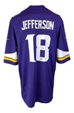 Justin Jefferson Signed Minnesota Vikings Nike Game Jersey BAS