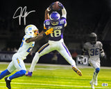 Justin Jefferson Signed 16x20 Minnesota Vikings Photo vs Chargers BAS