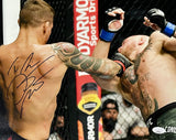 Dustin The Diamond Poirier Signed 11x14 UFC Photo Vs Conor McGregor JSA