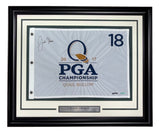 Justin Thomas Signed Framed 2017 PGA Championship Golf Flag UDA