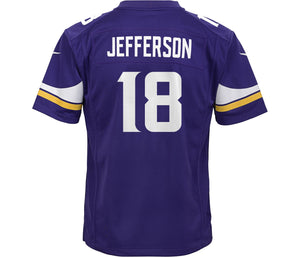 Justin Jefferson Minnesota Vikings Purple Nike Game Large Jersey