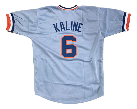Al Kaline Custom Grey Pro-Style Baseball Jersey Sports Integrity