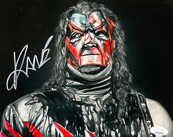 Kane Signed 8x10 WWE Wrestling Photo JSA ITP