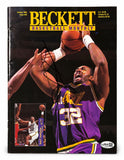 Karl Malone Utah Jazz Signed 1995 Beckett Magazine JSA QR