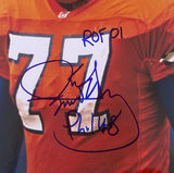 Karl Mecklenburg Signed 8x10 Denver Broncos ROF 01 Inscribed Photo BAS
