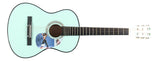Katy Perry Signed 38" Light Green Acoustic Guitar JSA Hologram