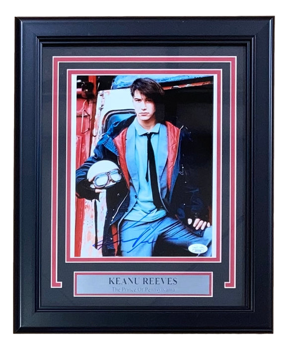 Keanu Reeves Signed Framed 8x10 The Prince Of Pennsylvania Photo BAS Sports Integrity