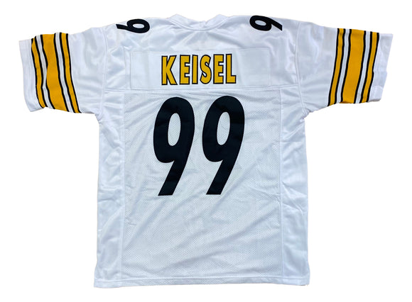 Brett Keisel Custom White Pro-Style Football Jersey Sports Integrity