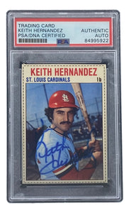 Keith Hernandez Signed Cardinals 1979 Hostess #108 Trading Card PSA/DNA Sports Integrity