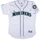 Ken Griffey Jr 90s Signed Mariners Russell Athletic Authentic Jersey BAS+PSA LOA