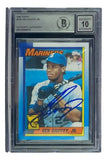 Ken Griffey Jr Signed Mariners 1990 Topps #336 Rookie Card BAS Graded 10 Sports Integrity