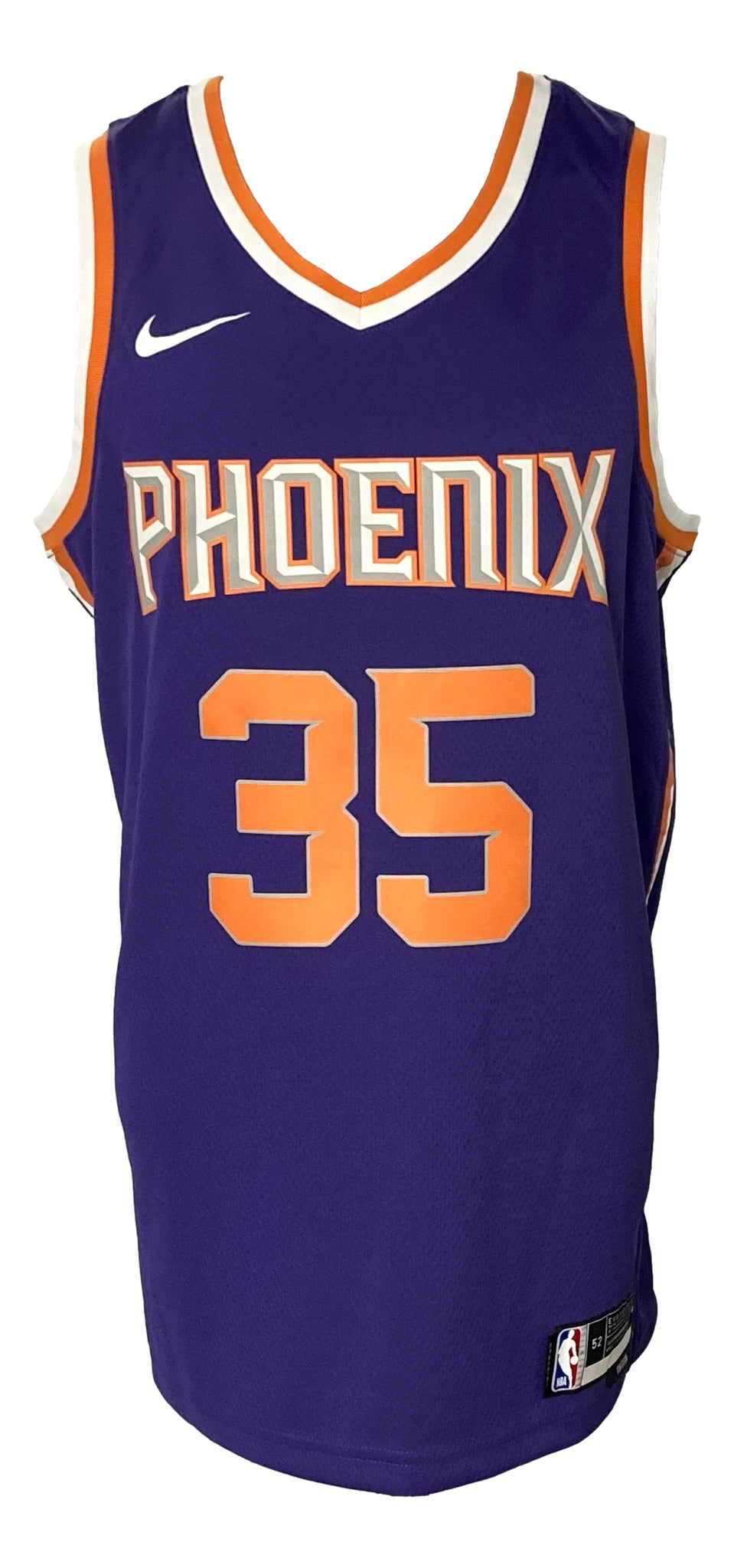 Phoenix Suns Kevin Durant Autographed Purple Nike Icon Edition