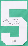 Kevin Garnett Boston Signed Green Basketball Jersey JSA QR