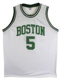 Kevin Garnett Boston Signed White Basketball Jersey JSA QR