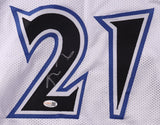 Kevin Garnett Minnesota Signed White Basketball Jersey JSA QR