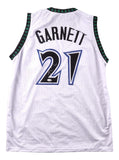 Kevin Garnett Minnesota Signed White Basketball Jersey JSA QR