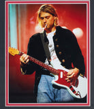 Kurt Cobain Framed 8x10 Nirvana Photo w/ Laser Engraved Signature