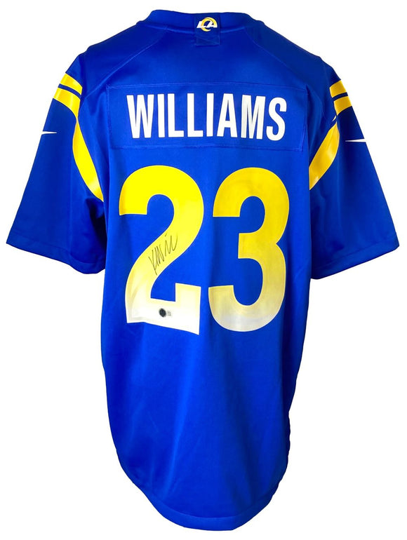 Kyren Williams Signed Los Angeles Rams Blue Nike Game Jersey BAS ITP