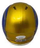 Kyren Williams Signed Los Angeles Rams Flash Mini Speed Helmet JSA