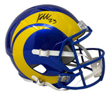 Kyren Williams Signed Los Angeles Rams Full Size Speed Replica Helmet BAS