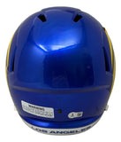 Kyren Williams Signed Los Angeles Rams Full Size Speed Replica Helmet BAS