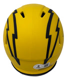 LaDainian Tomlinson Signed San Diego Chargers Rave Mini Speed Helmet BAS