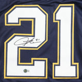 LaDainian Tomlinson San Diego Signed Navy Blue Football Jersey BAS