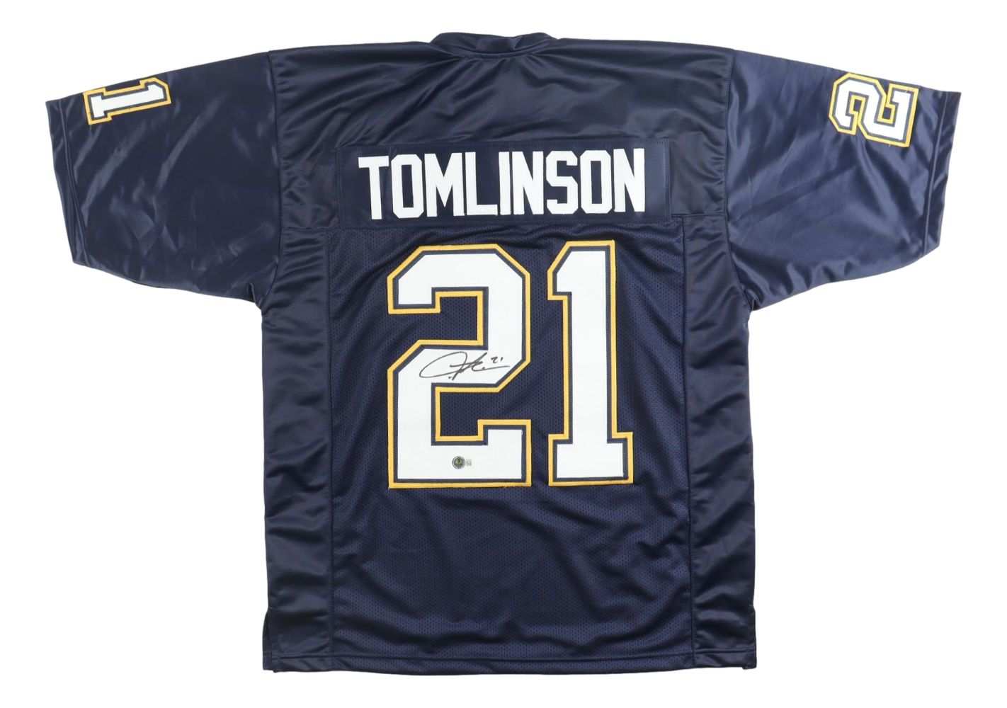 AWESOME BOY TOMLINSON ユニホーム LaDainian Tomlinson San Diego Signed Navy Blue Football Jersey BAS
