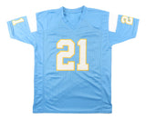 LaDainian Tomlinson San Diego Signed Powder Blue Football Jersey HOF 17 BAS