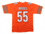 Lance Briggs Chicago Signed Orange Football Jersey JSA Hologram