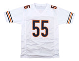 Lance Briggs Chicago Signed White Football Jersey BAS