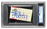 Larry Bird Signed Celtics vs Bullets 1982 Game 4 Ticket Stub PSA Auto Gem MT 10