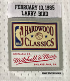 Larry Bird Signed Celtics All Star M&N Hardwood Classics Swingman Jersey PSA ITP Sports Integrity