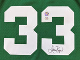 Larry Bird Signed Celtics Green M&N Hardwood Classics Swingman Jersey PSA/DNA