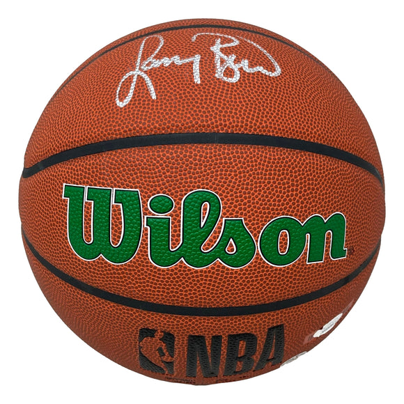 Larry Bird Signed Boston Celtics Wilson NBA Logo Basketball Bird+JSA ITP