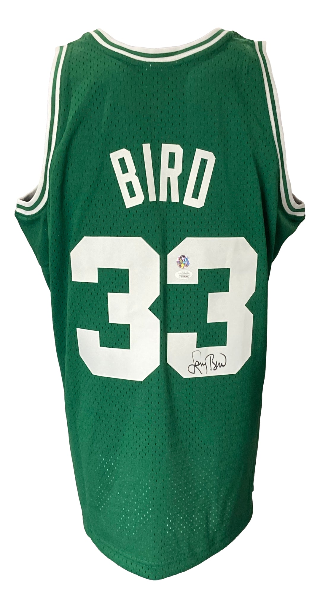 Larry Bird Boston Celtics Autographed Green Jersey