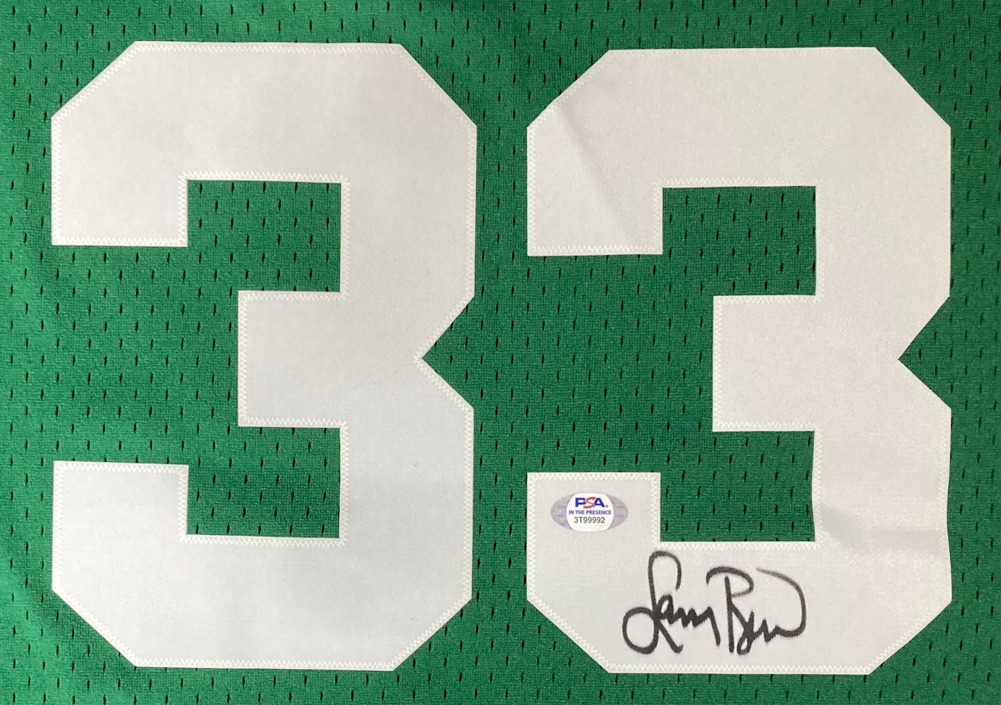 Larry Bird Autographed Boston Celtics Mitchell and Ness Basketball Jersey XL - PSA
