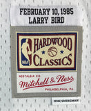 Larry Bird Signed Celtics All Star M&N Hardwood Classics Swingman Jersey BAS ITP