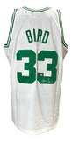 Larry Bird Signed Celtics White M&N Hardwood Classics Swingman Jersey BAS ITP Sports Integrity