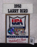 Larry Bird Signed Framed USA M&N Authentic Dream Team Shooting Shirt PSA/DNA