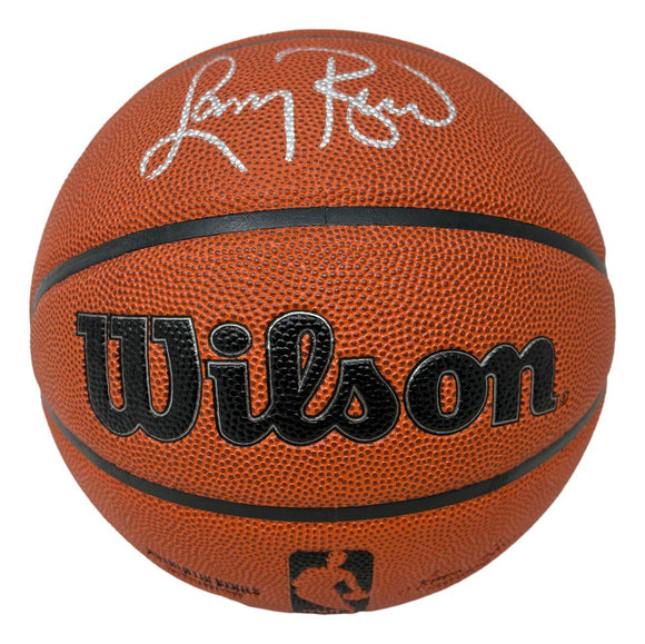 Larry Bird Boston Celtics Signed Wilson NBA Basketball Bird+PSA/DNA