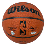 Larry Bird Boston Celtics Signed Wilson NBA Basketball Bird+PSA/DNA
