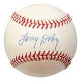 Larry Doby Signed Cleveland Indians American League Baseball BAS