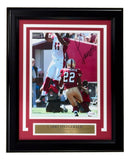 Larry Fitzgerald Signed Framed 8x10 Arizona Cardinals Photo JSA QR