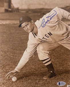 Bobby Doerr Signed 8x10 Boston Red Sox Photo BAS